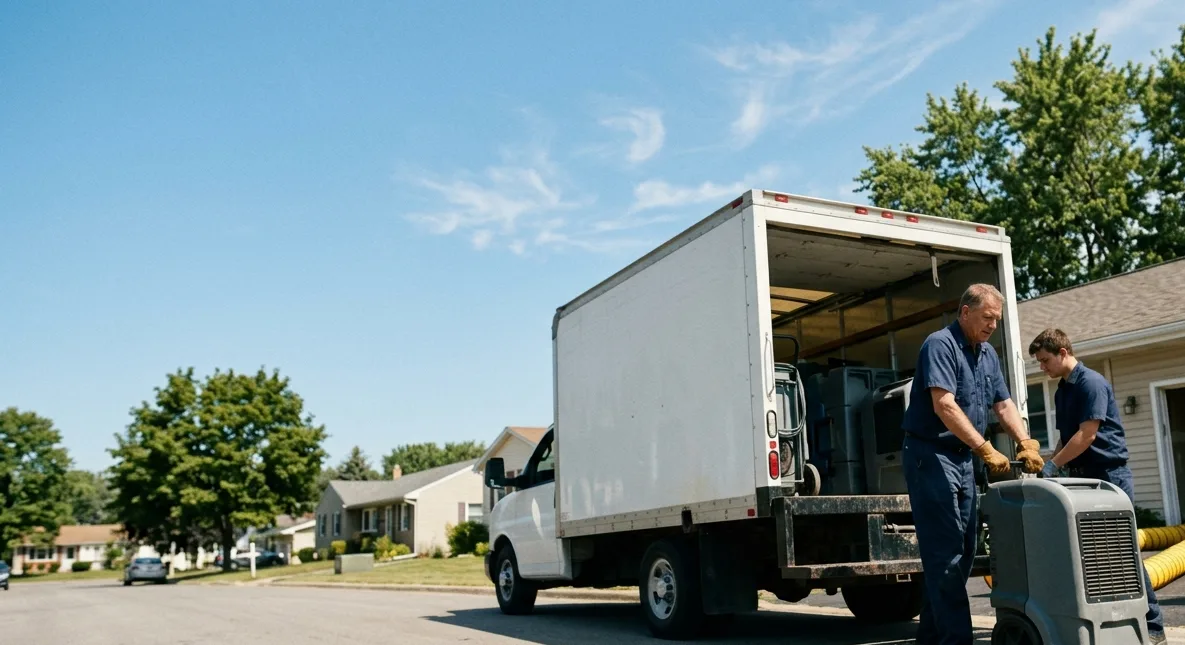 Water Damage Cleanup in Albion, IN near me